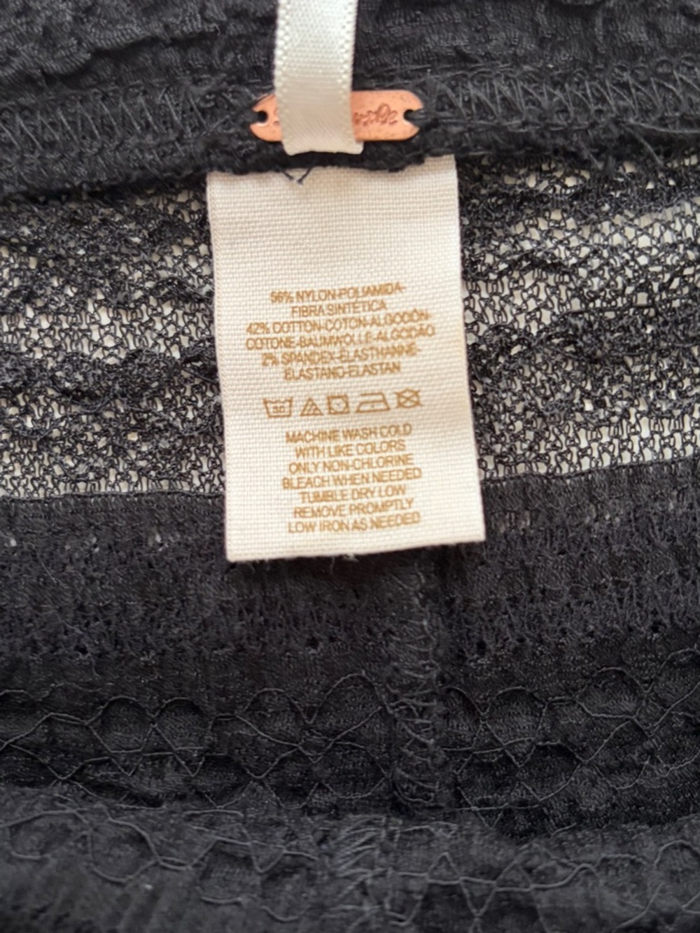 Free People Black Textured Ruffle Leggings - Picture 8 of 13